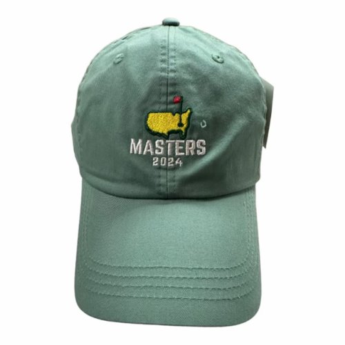 2024 Masters Sea Breeze Green Stacked Logo Hat 