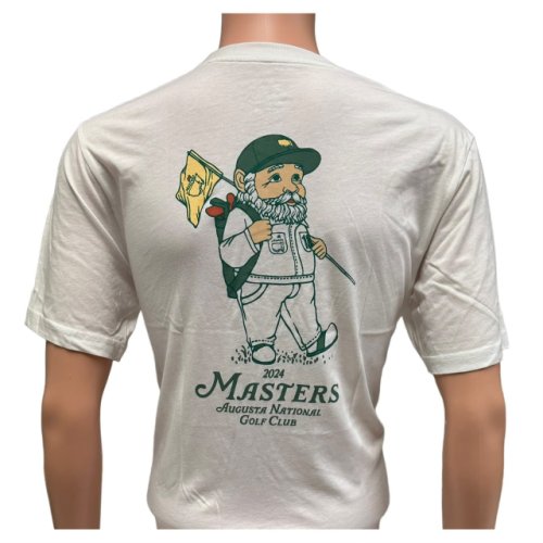 2024 Masters White Caddie Gnome T-Shirt 