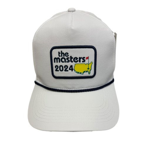 2024 Masters White Performance Tech Retro Patch Rope Hat 