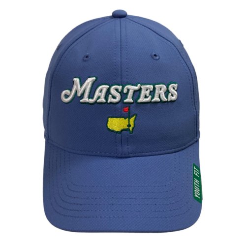 2024 Masters Youth Fit Cadet Blue Performance Tech Hat with Raised Embroidery 