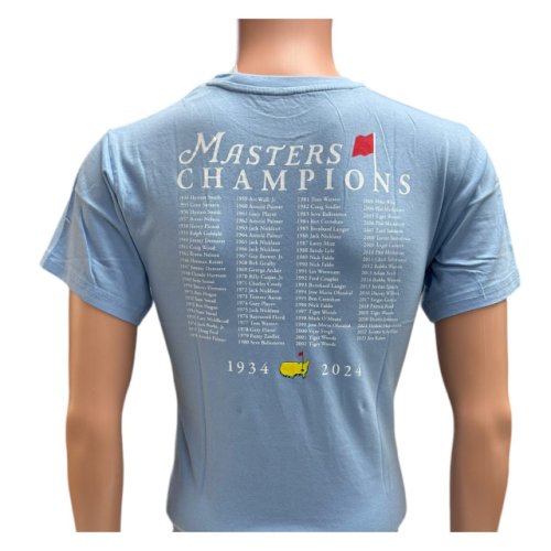 2024 Masters Youth Light Blue Champions T-Shirt 