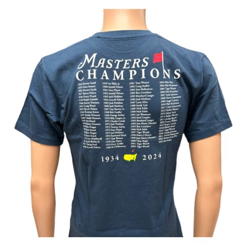 2024 Masters Youth Navy Blue Champions T-Shirt 