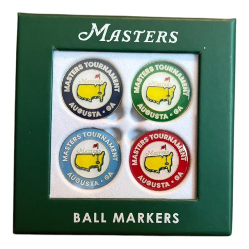 2025 Masters 4-Pack Ball Markers () 