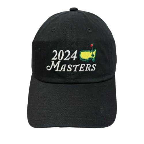 2025 Masters Big Logo Black Caddy Hat () 
