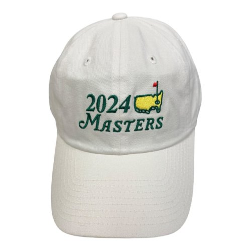 2025 Masters Big Logo White Caddy Hat () 