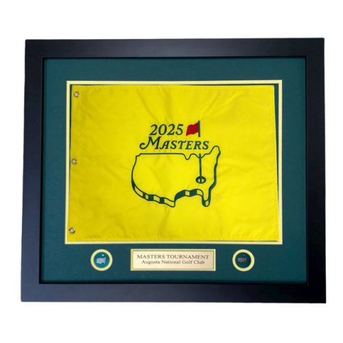 2025 Masters Deluxe Framed Pin Flag () 