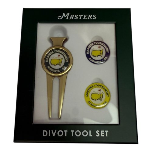 2025 Masters Divot Tool with Two Extra Ball Markers () 