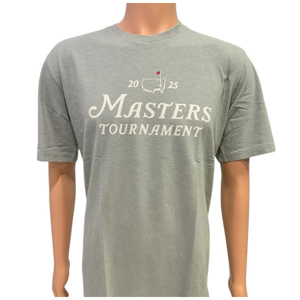 2025 Masters Grey Front Logo T-Shirt 