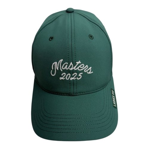 2025 Masters Ladies Green Performance Tech Hat in Script 