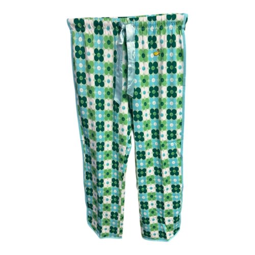 2025 Masters Ladies Magnolia Lane Light Pink Postage Stamps Pajama Lounge Pants () 