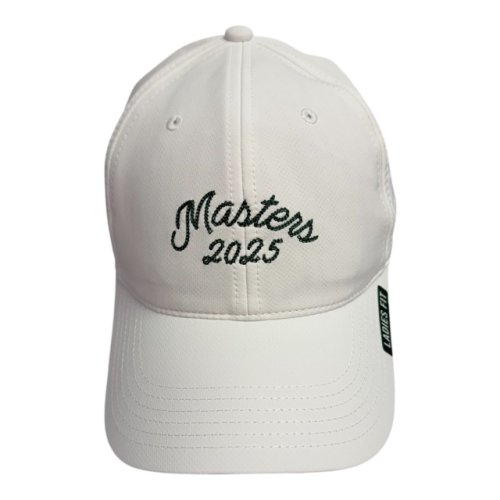 2025 Masters Ladies White Performance Tech Hat in Script 