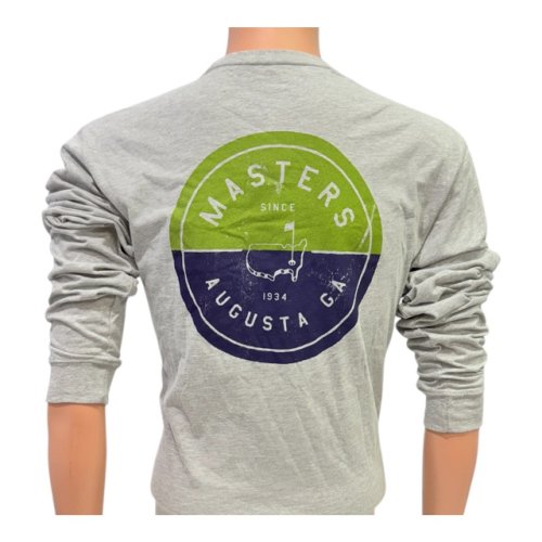 2025 Masters Long Sleeve Grey T-Shirt () 