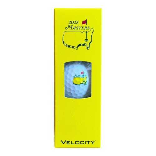 2025 Masters Velocity Golf Balls - 3 pack () 