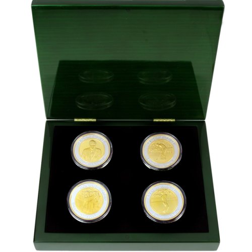Arnold Palmer Commemorative Masters Championship Silver & Gold Coins 