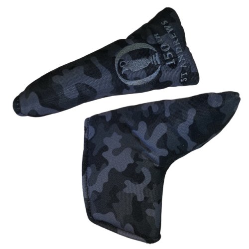 British Open 150th St Andrews Black and Grey Camo Putter Cover 