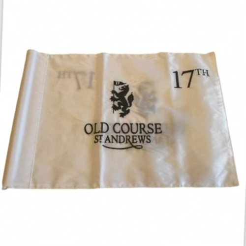 British Open "Old Course" Embroidered White Flag 