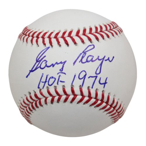 Gary Player Autographed Baseball with HOF 1974 Inscription - BAS 