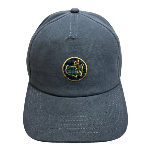 Masters 1934 Collection Faded Navy Cotton Canvas Hat with Berckmans Place Cross Stitch Logo 