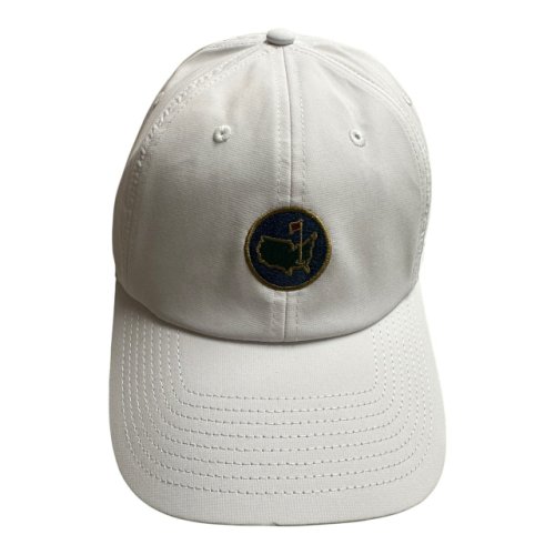 Masters 1934 Collection White Performance Tech Hat with Embroidered Berckmans Logo 