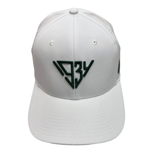 Masters 1934 Collection White Performance Tech Hat with Raised Embroidery and Berckmans Logo Applique 