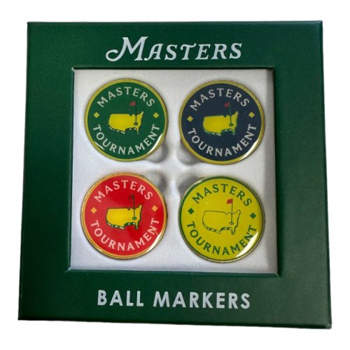 Masters 4-Pack Ball Markers - 2024 Version 