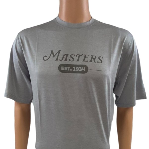 Masters Active Performance Tech Grey Short Sleeve T-Shirt 