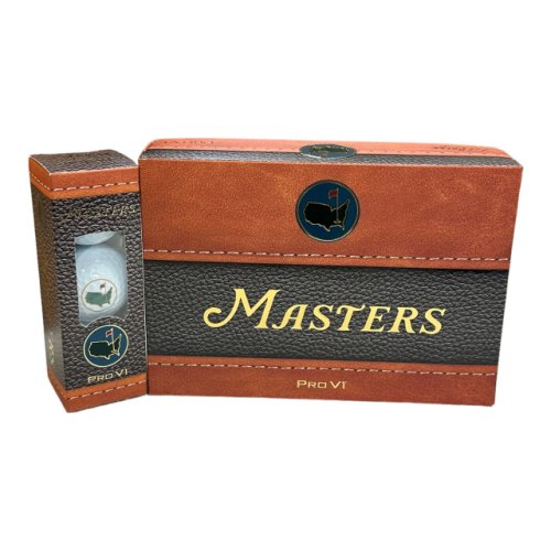 Masters Berckmans Titleist Pro V1 Golf Balls Leather-Look Dozen Box 
