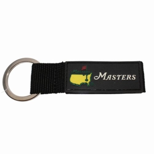 Masters Black Nylon Webbed Keychain Key Fob 