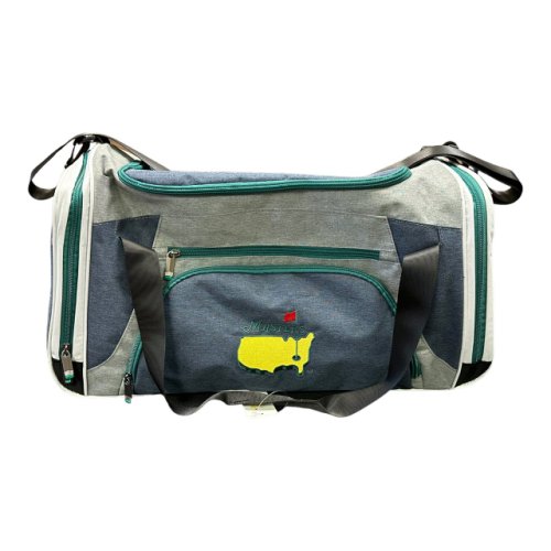 Masters Blue and Grey Heather Duffle Gym Bag 