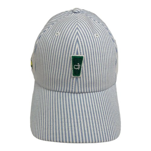 Masters Blue and White Pinstripe Mid-Fit Hat with Crow's Nest Patch 