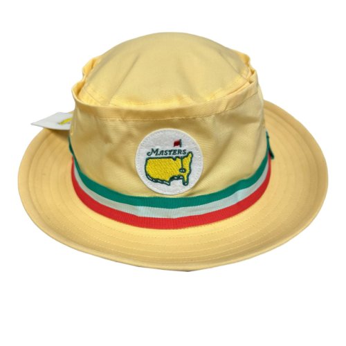 Masters Butter Yellow Tricolor Band Bucket Hat 
