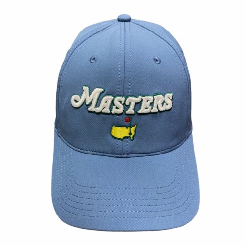 Masters Cadet Blue Performance Tech Hat with Raised Embroidery 