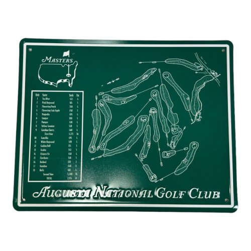 Masters Course 11x14 Metal Wall Sign