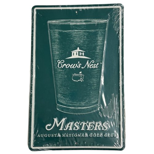 Masters Crow's Nest Green Metal Wall Sign 14x9 