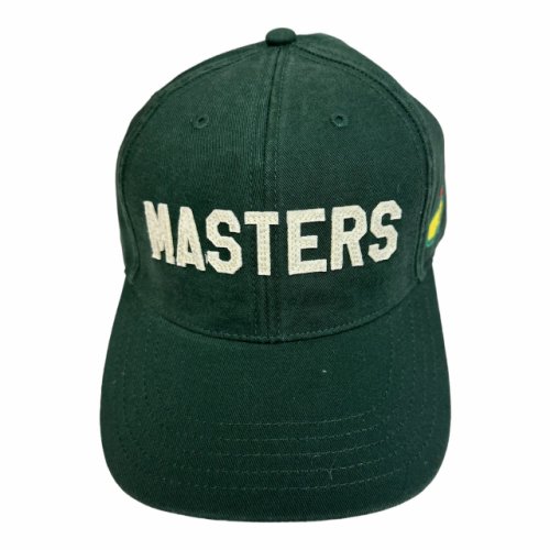 Masters Dark Green Caddy Hat with Felt Varsity Lettering 
