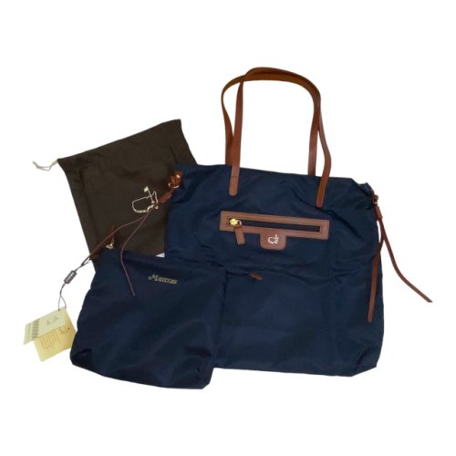 Masters Dark Navy Made in Italy Collection Nylon Packable Tote Bag 