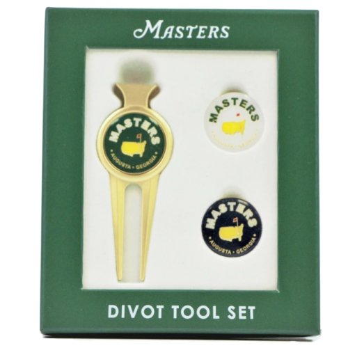 Masters Divot Tool with Two Extra Ball Markers - 2022 Version () 