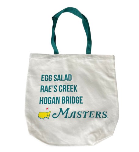 Masters Exclusive Egg Salad, Rae's Creek, Hogan Bridge Canvas Tote Bag 