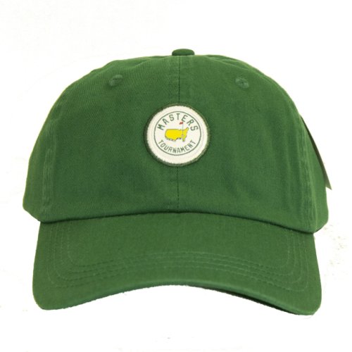 Masters Green Cotton Slouch Hat with Circle Patch 