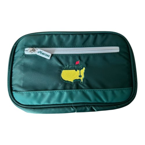 Masters Green Dopp Kit with Grey Zipper 