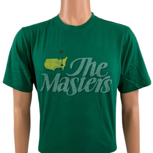 Masters Green Faded Retro Script T-Shirt 