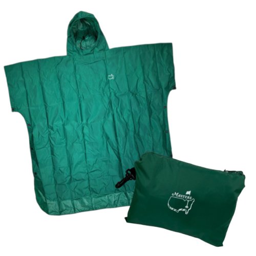 Masters Green Packable Poncho Rain Jacket - One Size 