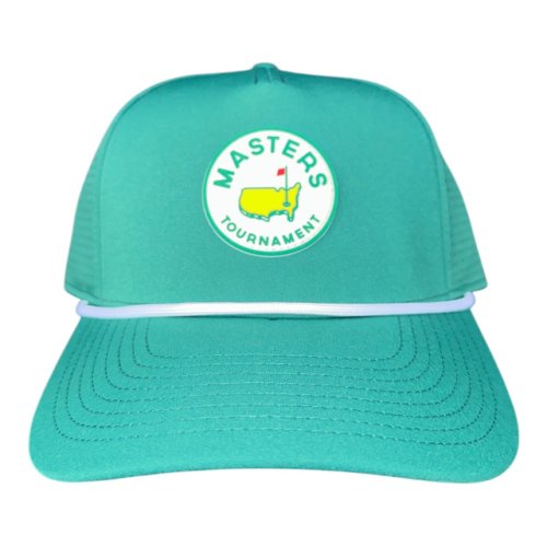 Masters Green Performance Tech Rubber Patch Rope Hat with Perforated Back 