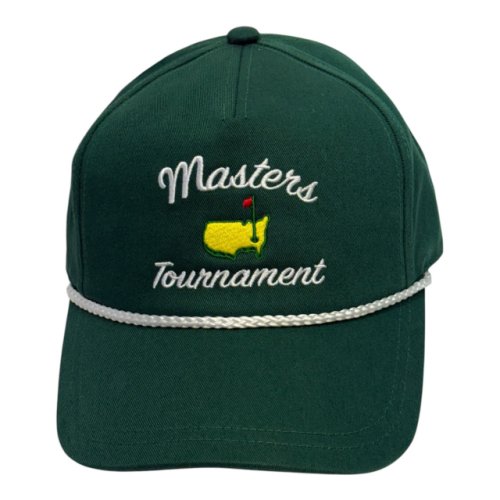 Masters Green Rope Hat in Script with Map 