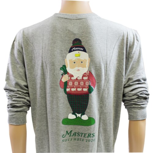 Masters Heather Grey Long Sleeve Gnome T-Shirt - November 2020 