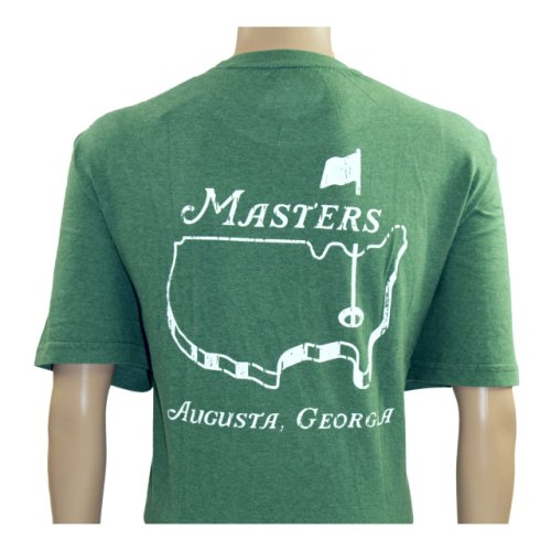 Masters Heathered Green Logo TShirt