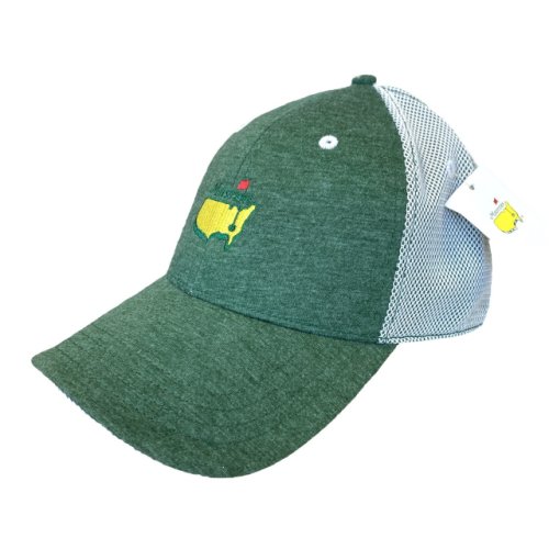 Masters Hunter Green Heather Hat with with White Mesh Overlay 