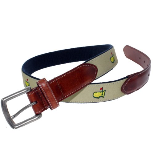 Masters Khaki Logo Belt 