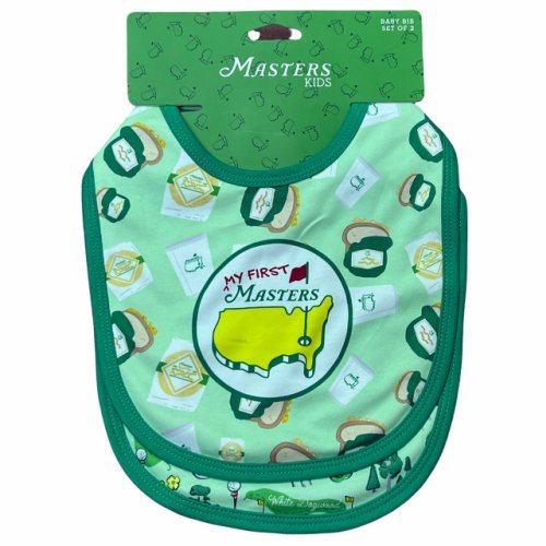Masters Kids Infant My First Masters Baby Bibs - Set of 2