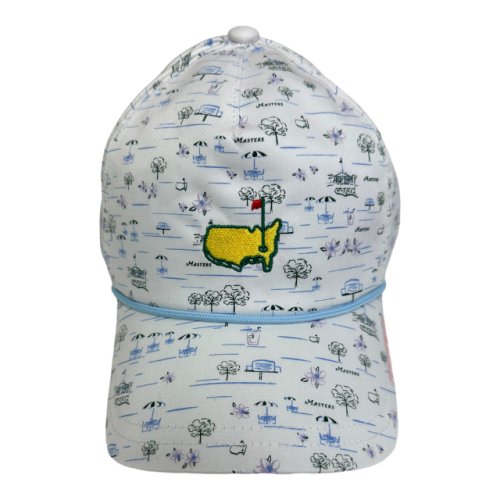Masters Ladies Augusta Icons White Printed Cotton Rope Hat 